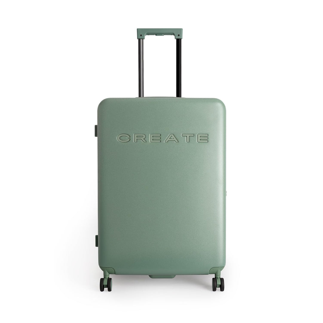 CREATE / Luggage Studio/Polycarbonat-Koffer Salbeigrün / 47x27x66cm / TSA-Vorhängeschloss, 4 multidi