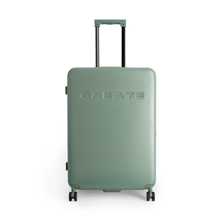 CREATE / Luggage Studio/Polycarbonat-Koffer Salbeigrün / 47x27x66cm / TSA-Vorhängeschloss, 4 multidi