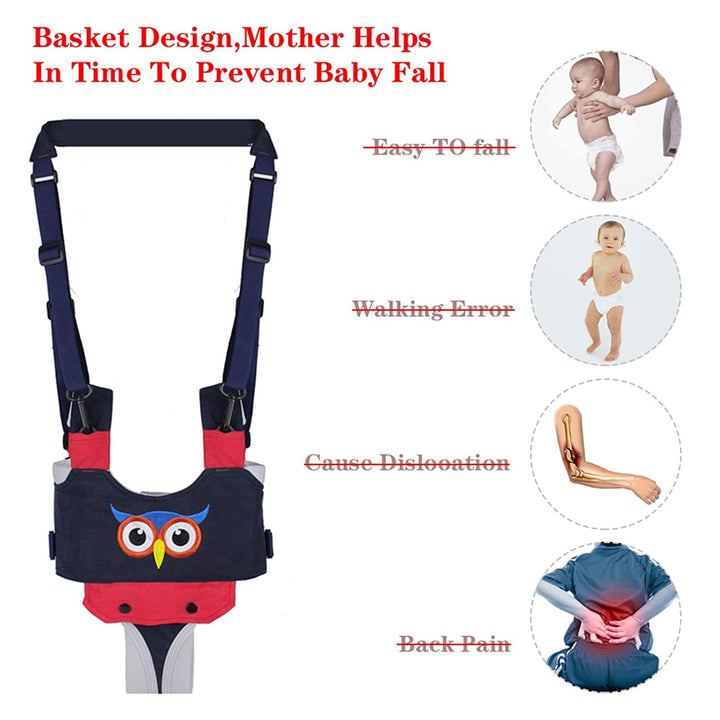 IULONEE Lauflernhilfe Gehhilfe für Baby Stehen Gehen Lernen Helfer Walker Sicherheitsleinen mit Sich