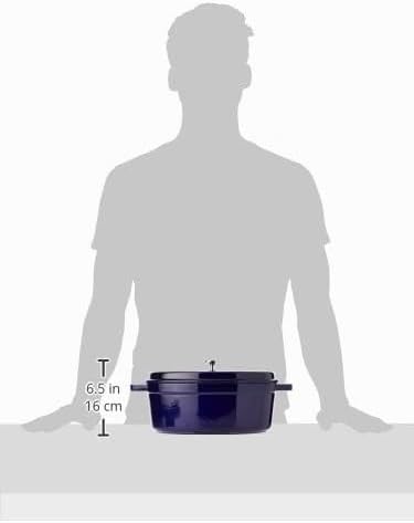 STAUB Gusseisen Bräter/Cocotte, Oval 29 cm, 4,25 L, Aromaregen Funktion, Für alle Herdarten geeignet