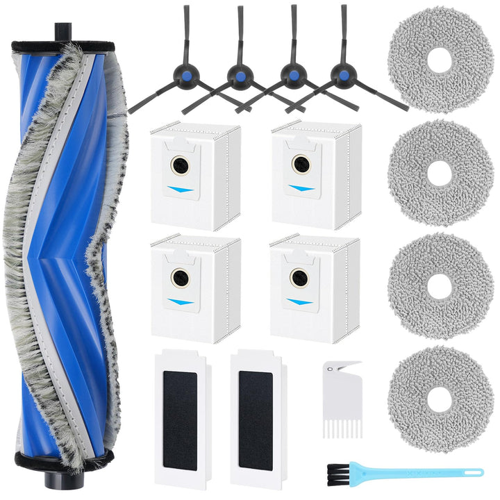 Zubehör für Ecovacs DEEBOT T30S, Ersatzteile für Ecovacs Deebot T30S PRO Staubsauger, 1 Hauptbürste,