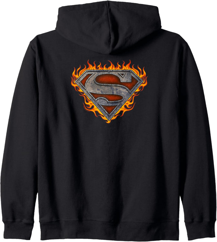 Superman Iron Fire Shield Kapuzenjacke