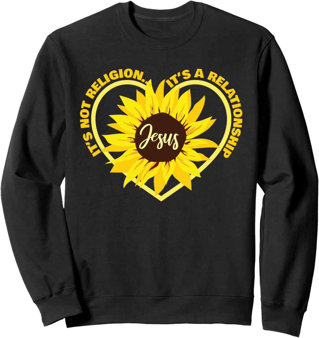 Beziehung zu Gott Jesus Religion Christlicher Gläubiger Sweatshirt