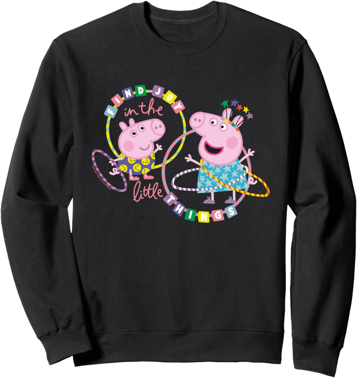 Peppa Wutz Find Joy In The Little Things Sweatshirt