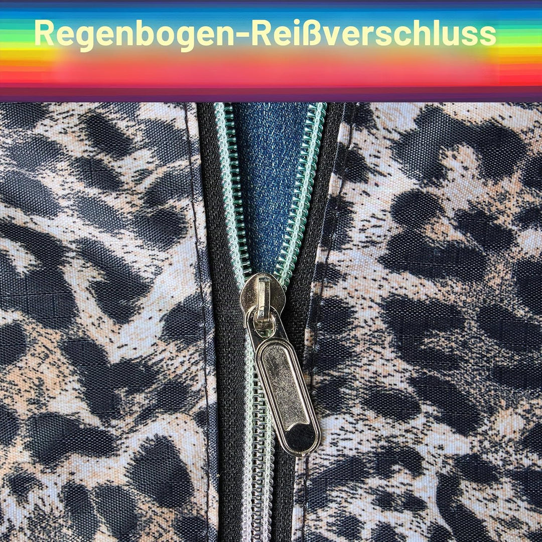 Arxus Grosse Faltbare Reisetasche Tragen Sie die Reisetasche am Wochenende über dem Gepäck mit Schul