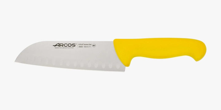Arcos Serie 2900 - Santoku Messer Messer Asiatischer ArtAsian Knife - Klinge Nitrum Edelstahl 180 mm