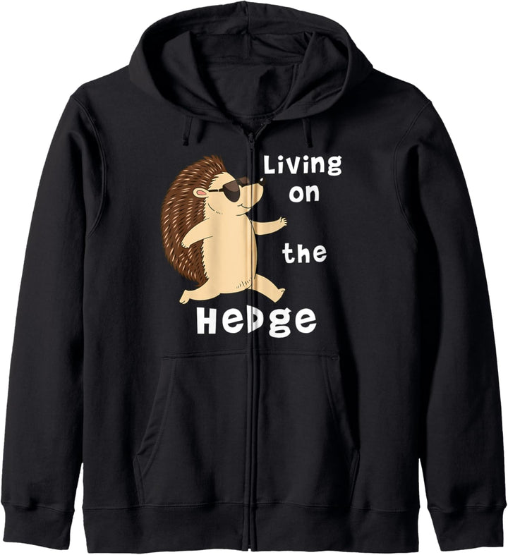Hedgeh Living On The Hedge Kapuzenjacke
