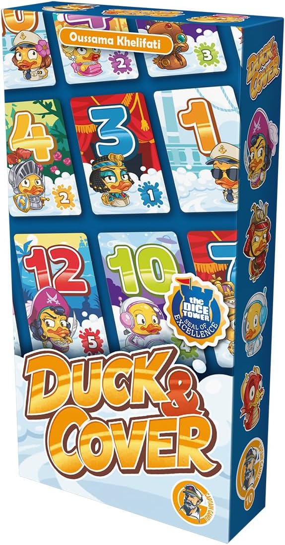 Captain Games, Duck & Cover, Familienspiel, 2-7 Spieler, ab 8+ Jahren, 20 Minuten, Deutsch