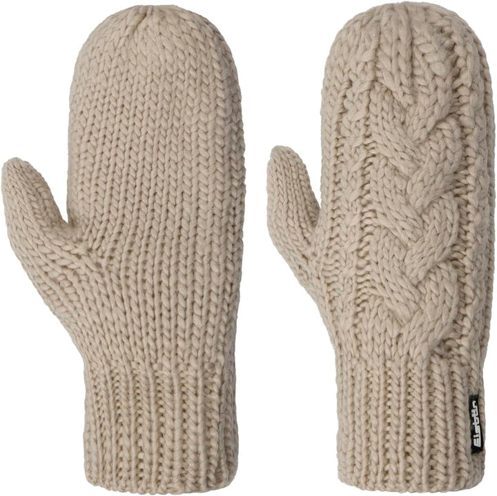 Eisbär Fäustlinge Damen Afra Mittens - Merino Handschuhe für Frauen - Fausthandschuhe gefüttert weic