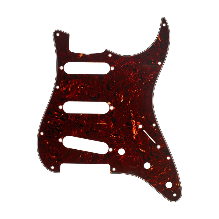 Fender Pickguard, Stratocaster® S/S/S, (mit Truss Rod Notch), 11-Loch-Vintage-Halterung, Schildkröte