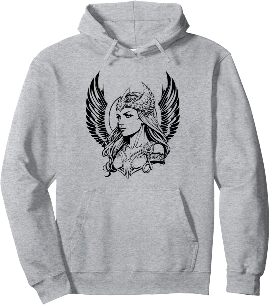 Valkyrie, Krieger, nordisch, Schildjungfer, nordische Mythologie Pullover Hoodie