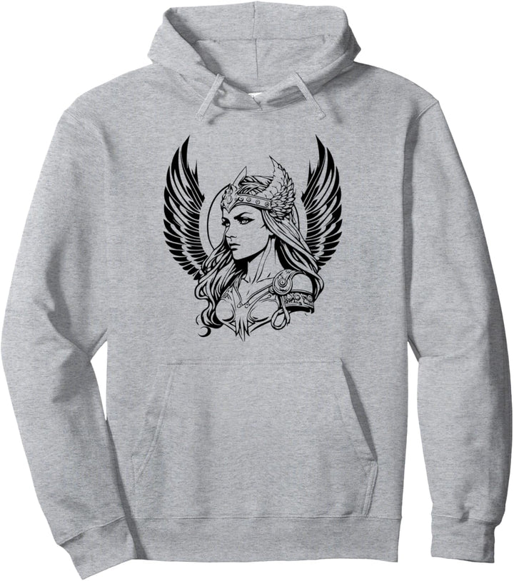 Valkyrie, Krieger, nordisch, Schildjungfer, nordische Mythologie Pullover Hoodie