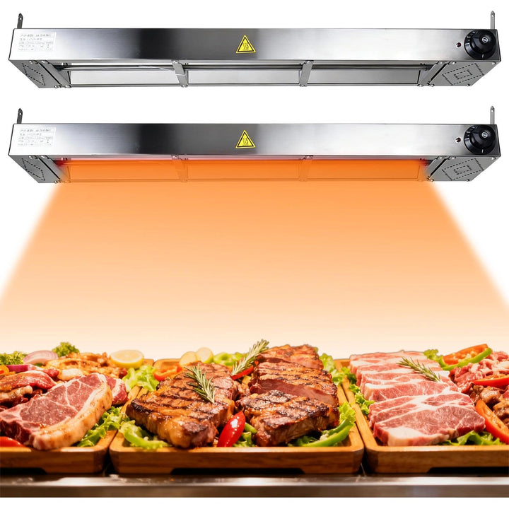 Wärmelampe Küche Gastro, Speisenwärmer Lampe mit Drehknopf-Temperaturregelung, Kommerzielle Gastro W