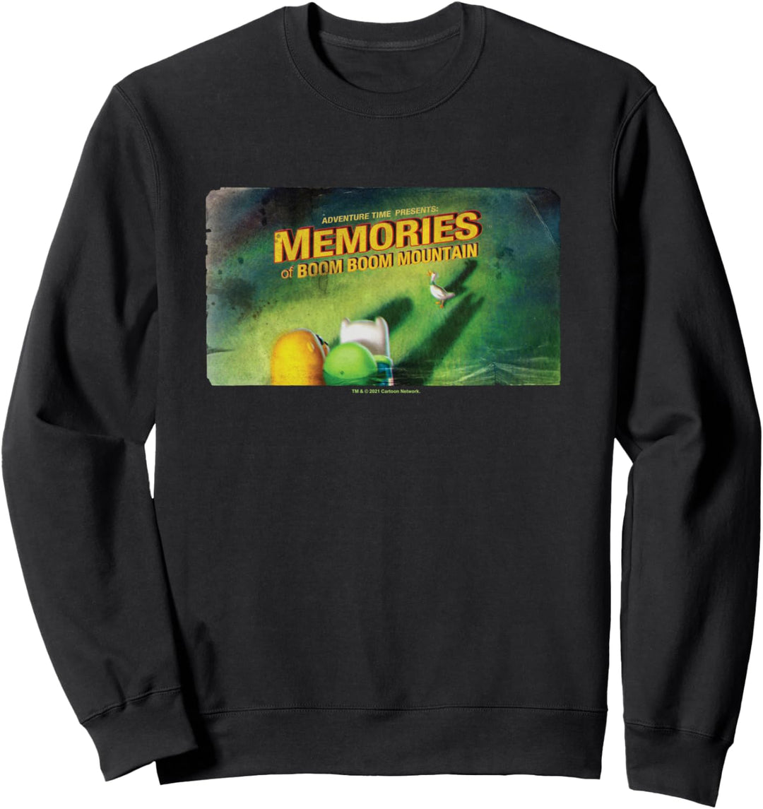 Adventure Time Memories of Boom Boom Mt Card Sweatshirt
