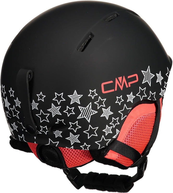 CMP Kinder Casco Da Sci E Snowboard Xj-4 Skihelm XS Schwarz, XS Schwarz