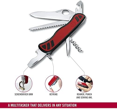 Victorinox, Schweizer Taschenmesser, Forester M, Multitool, 10 Funktionen, Klinge, gross, Dosenöffne