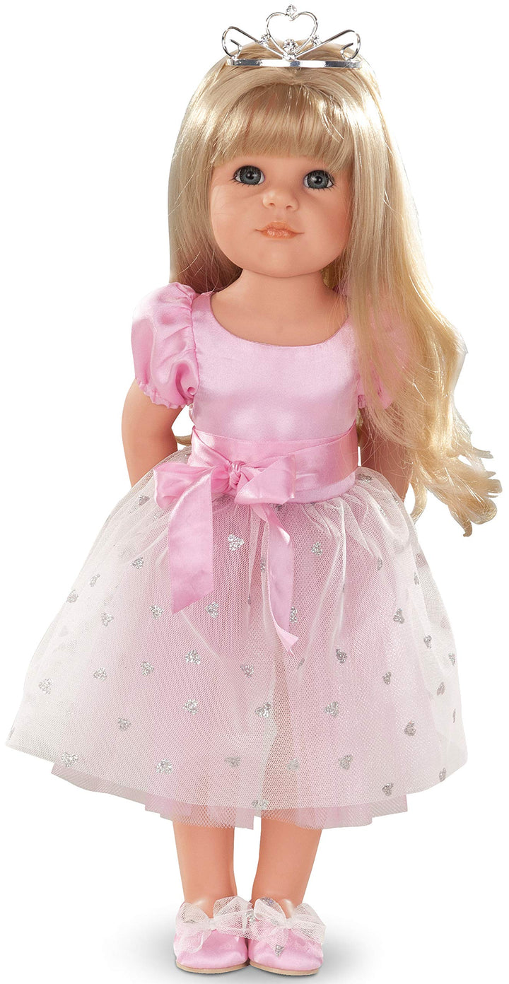 Götz 1359072 Hannah als Prinzessin Puppe - Princess - 50 cm grosse Stehpuppe mit blonden Langen Haar