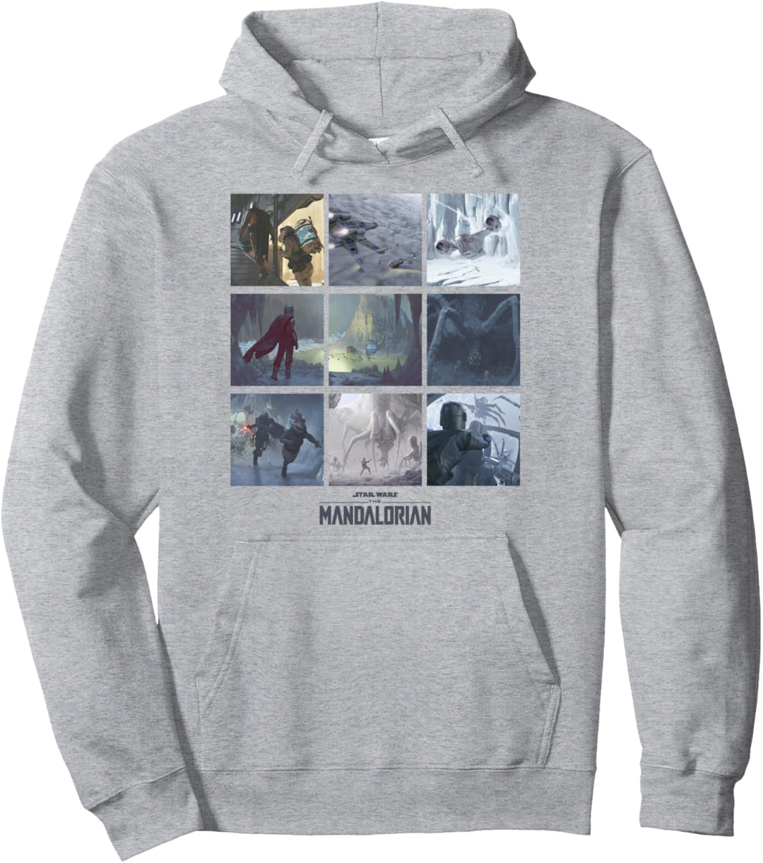 Star Wars: The Mandalorian Chapter 10 Concept Art Box Up R7 Pullover Hoodie