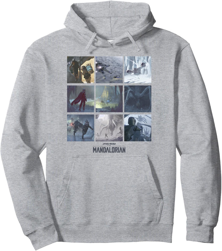 Star Wars: The Mandalorian Chapter 10 Concept Art Box Up R7 Pullover Hoodie