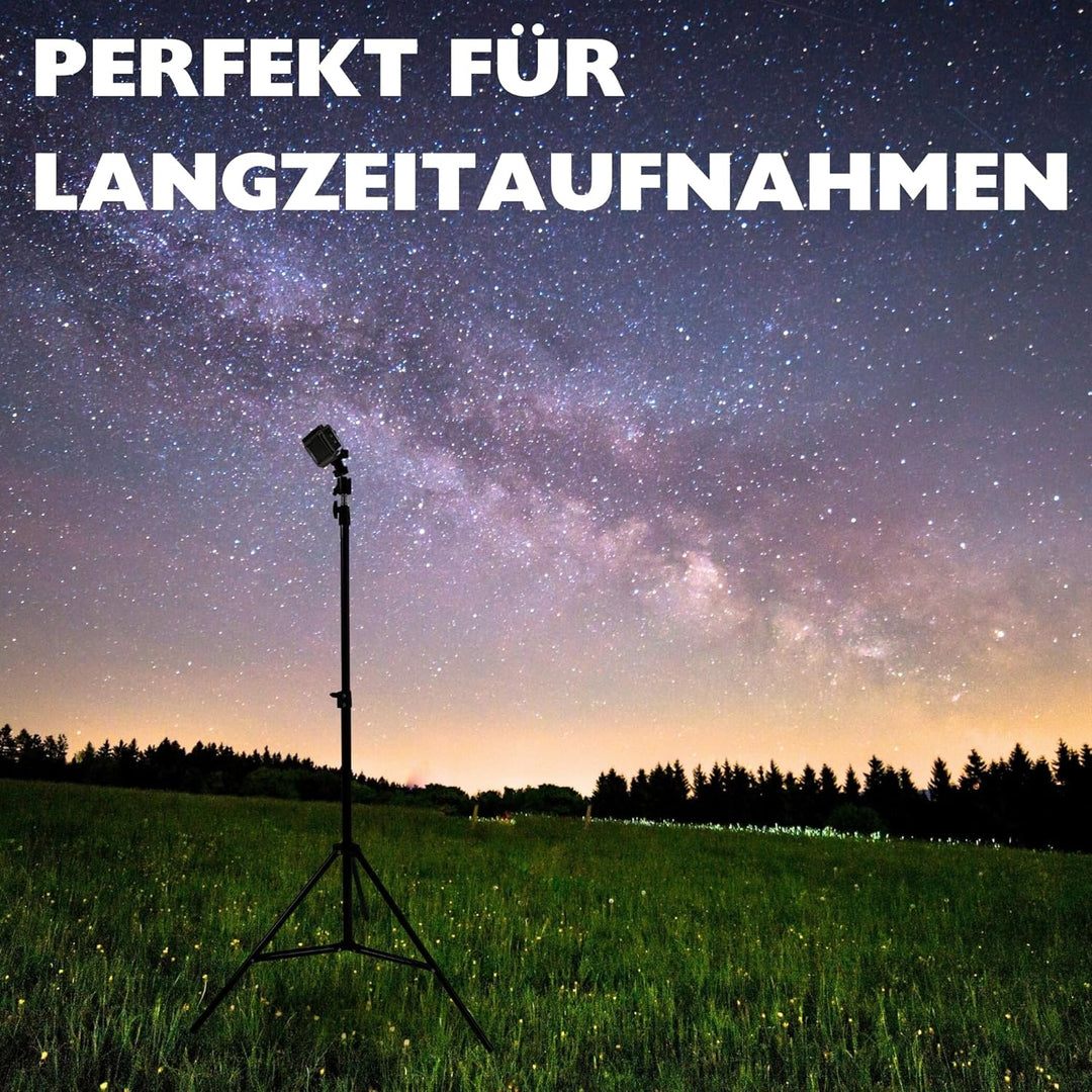 TronicXL 210cm Stativ Tripod Kamerastativ kompatibel mit DJI Osmo GoPro Hero Hero+ 3 4 5 6 7 8 9 10