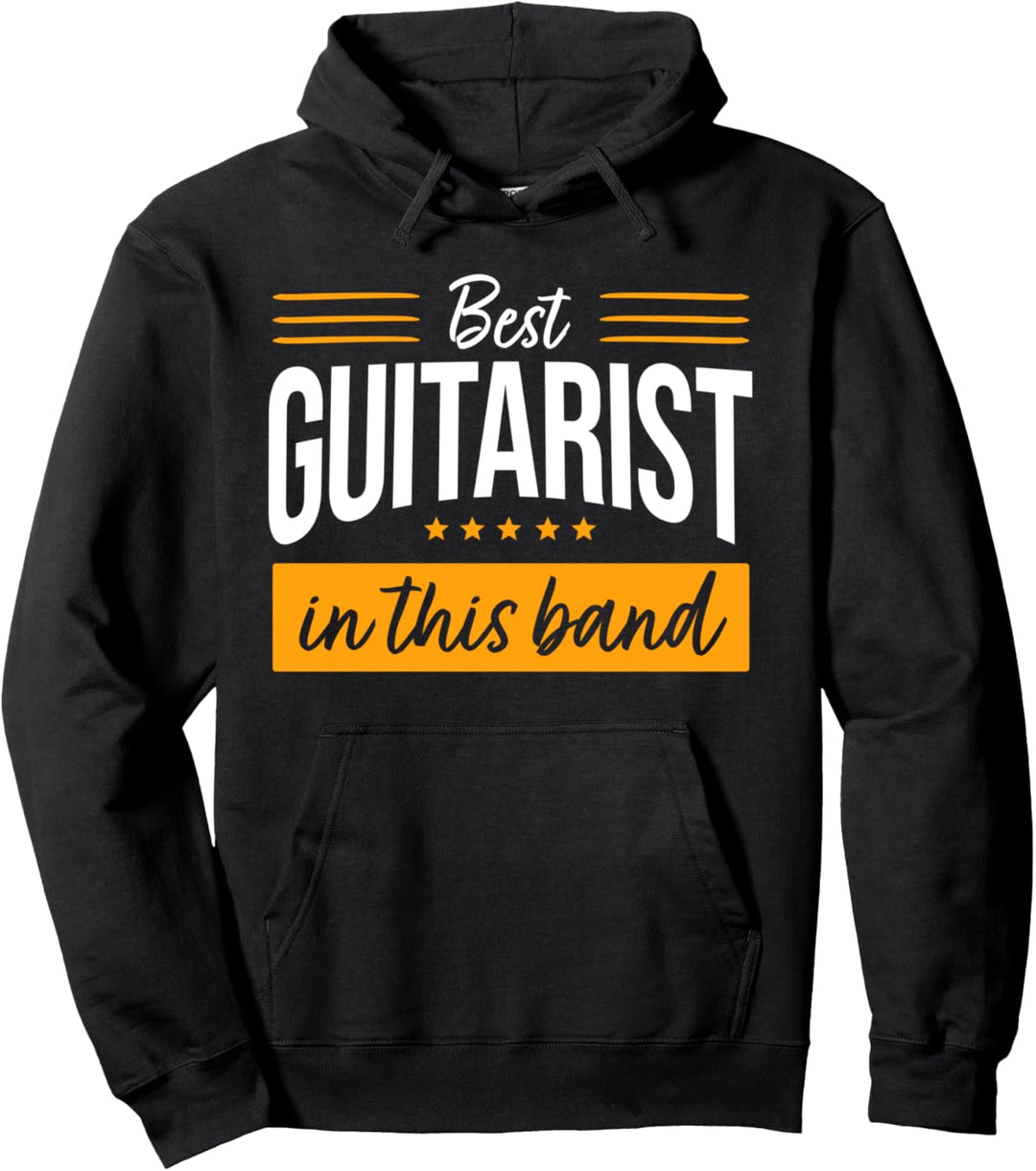 Bester Gitarrenspieler Gitarrist I Bandkollege Gitarre Pullover Hoodie