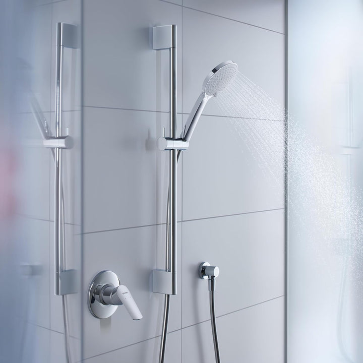 Duravit Universal Duschstange, Brausestange mit höhenverstellbarer Handbrausehalterung, variable Dus