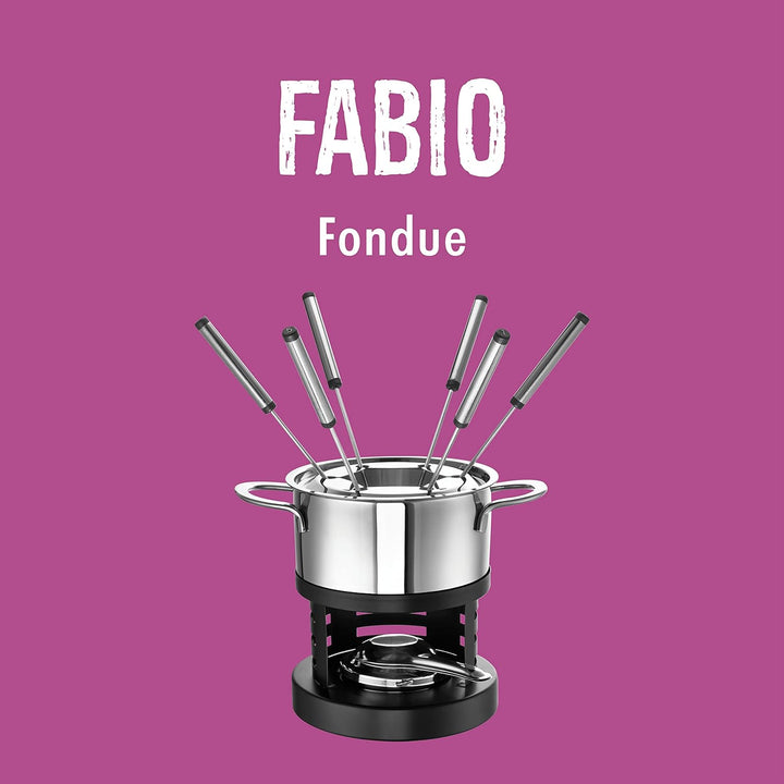 ROHE Germany 208291-16 Fabio Fondue, 16 cm, Edelstahl, 2.2 liters