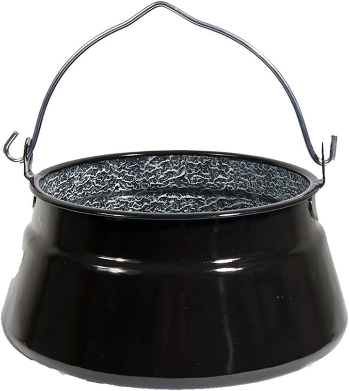 Set Ungarischer Fischsuppekessel Emaille 25 Liter + Gratis Schöpflöffel Fischkessel Suppenkessel kon