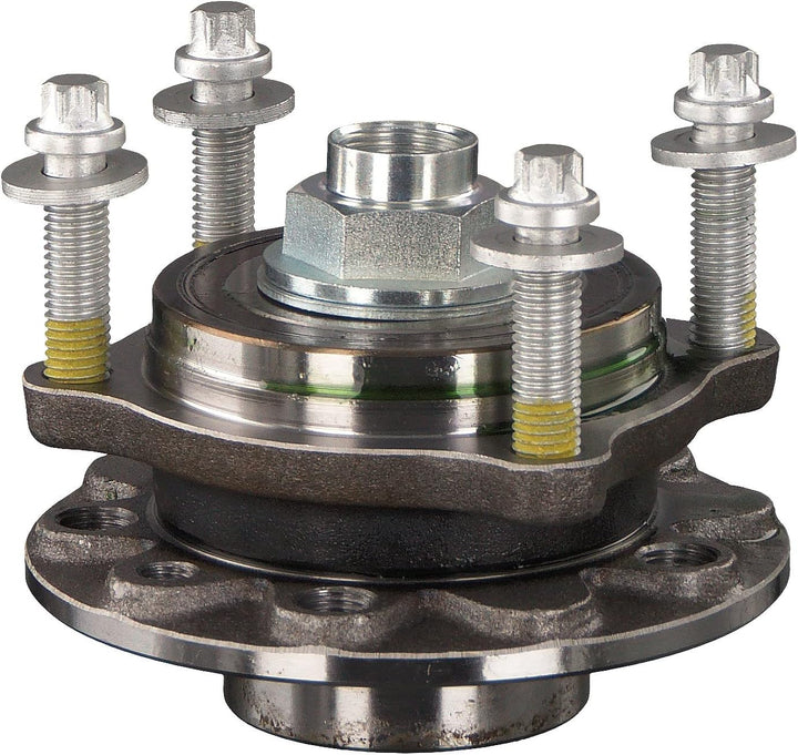 febi bilstein 44333 Radlagersatz mit Radnabe, Achsmutter und Befestigungsschrauben , 1 Stück