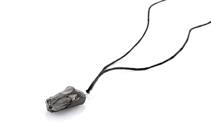 KASHU SN NATURSTEIN UG Edelstein Schungit direkt aus Karelien: 3 x Anhänger Edelkristall 3-5g