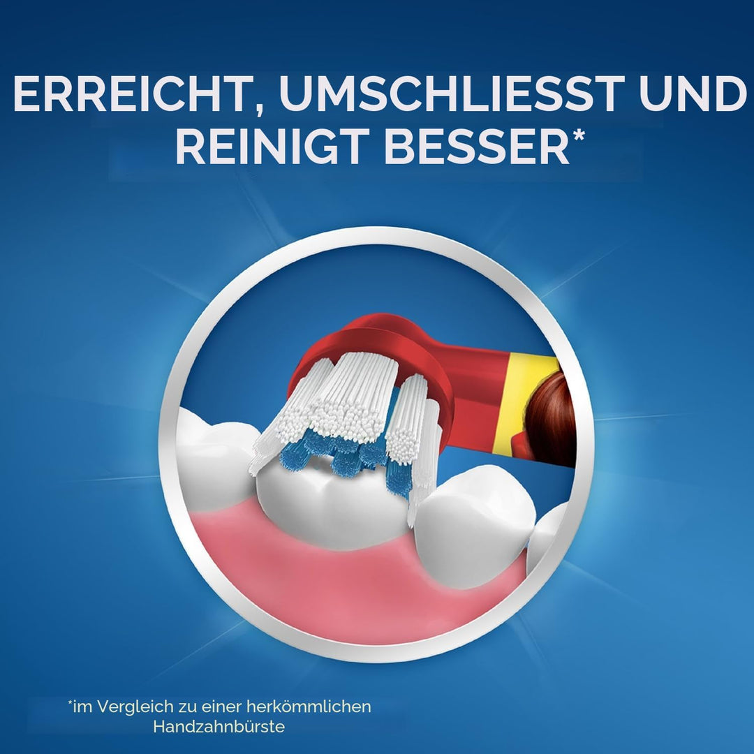 Oral-B Pro Kids Aufsteckbürsten für elektrische Zahnbürsten, Disney Star Wars, 4 Stück, entworfen fü