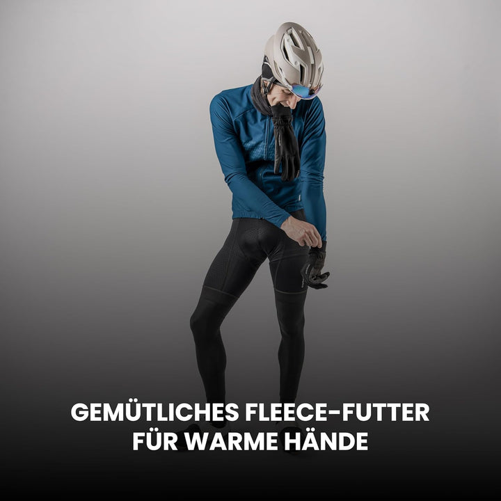 GripGrab Windster 2 Winddichte Winter Fahrradhandschuhe Gepolstert Gefüttert Thermo Touchscreen Rads