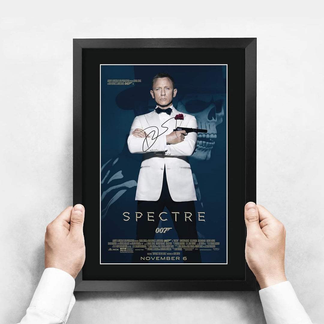 HWC Trading A3 FR James Bond - Specter Movie Poster Daniel Craig Signed Geschenk GESTALTET A3 Printe