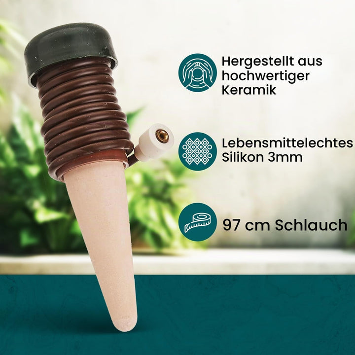 Blumat 125-00 Bewässerung für Pflanzen, Pflanzenbewässerung Wasserspender (6 Stück) 6 Pack, 6 Pack