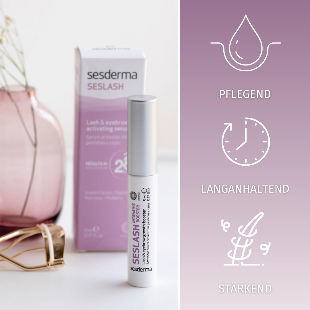Sesderma | Seslash | Aktivierendes Serum für Wimpern und Augenbrauen 5ml | Dickere und Längere Wimpe