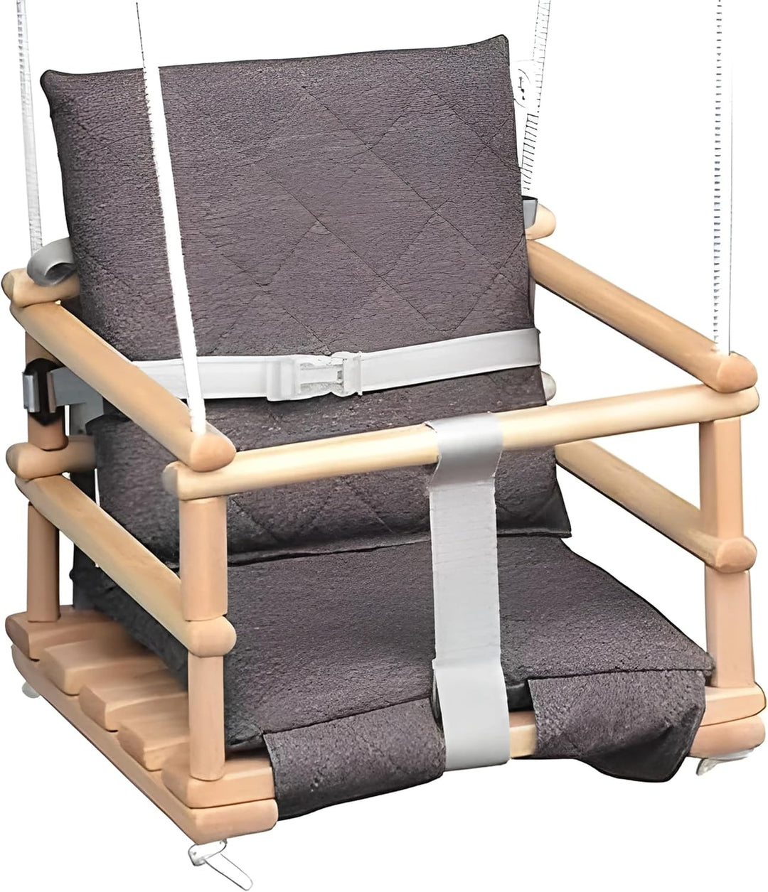 Holz Babyschaukel, Kinderschaukel, Schaukel für Kinder Schaukel 3 in 1 + SICHERHEITSGURT, Kleinkinds