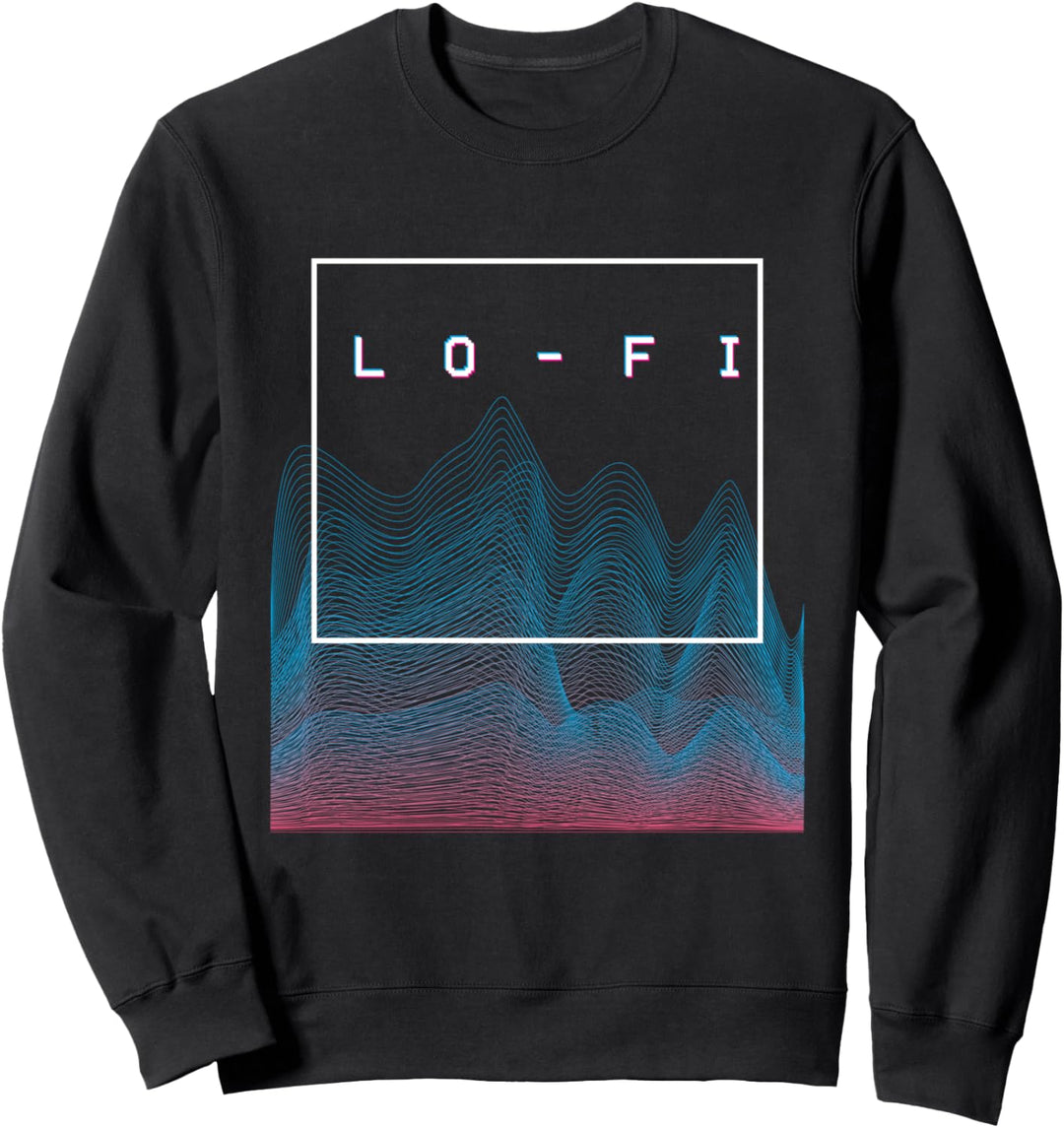 lo-fi hip hop retro modern soundwave Sweatshirt