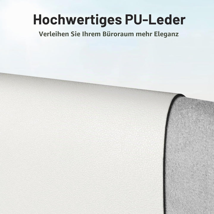 Aothia Schreibtischunterlage,Mauspad mit Leder und Rutchfeste Wildleder,Multifunktionales Office Mou