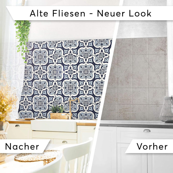 CREATISTO Mosaik-Fliesen Fliesensticker Fliesenfolie - Hochwertige Sticker Aufkleber für Wandfliesen