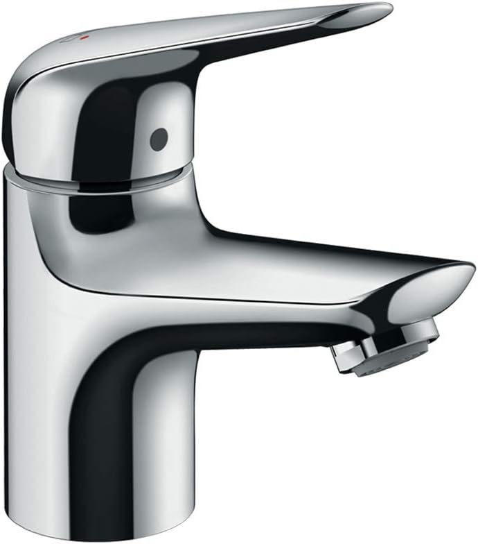 hansgrohe Wasserhahn Novus wassersparende Armatur (Auslauf Höhe 70mm ohne Ablaufgarnitur) Chrom Chro