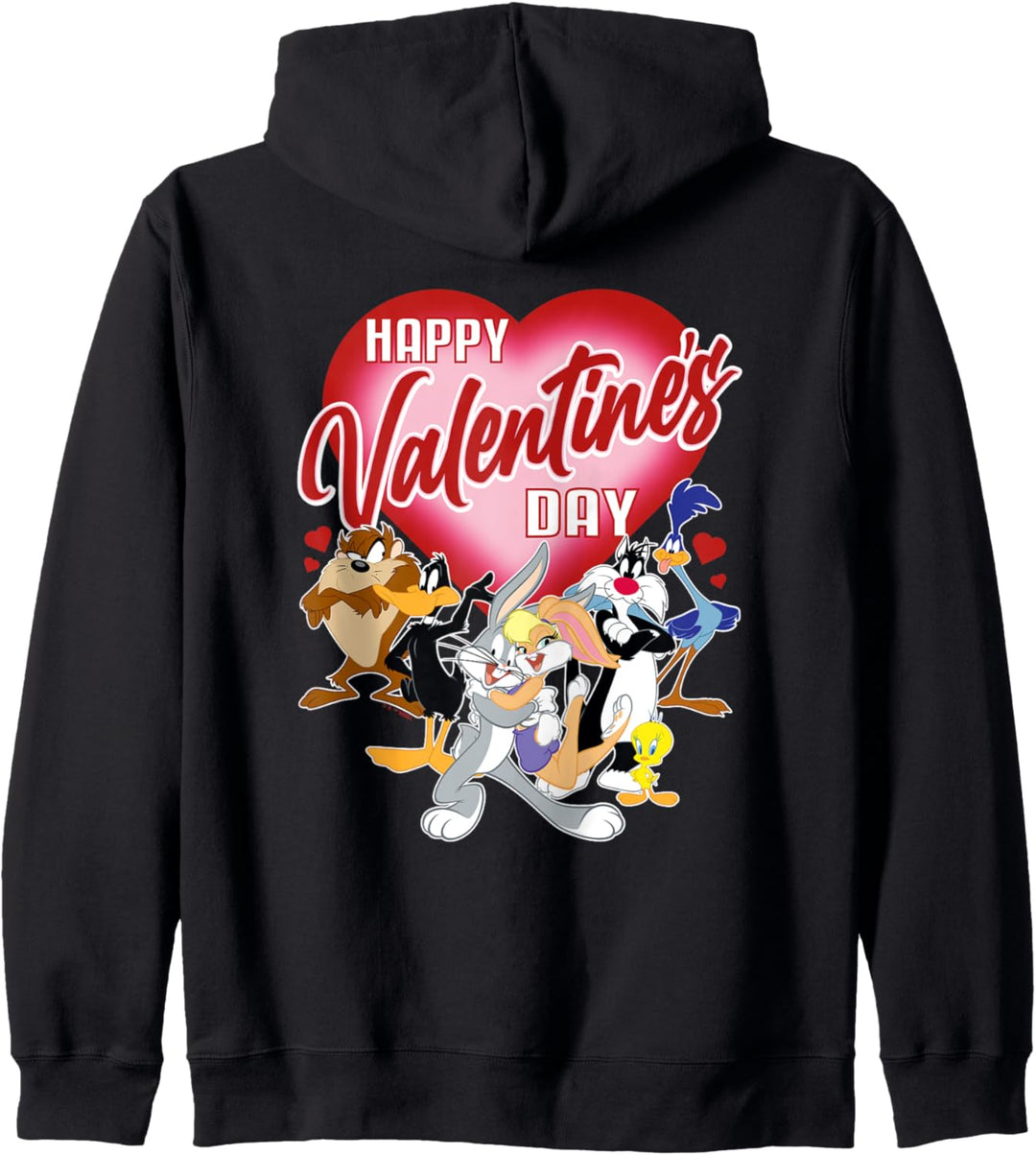 Looney Tunes Valentines Day Bugs Lola Tweety Taz Daffy Kapuzenjacke