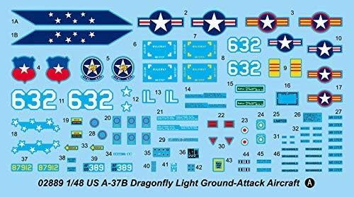 Trumpeter 02889 - Modellbausatz US A-37B Dragonfly Light Ground-Attack