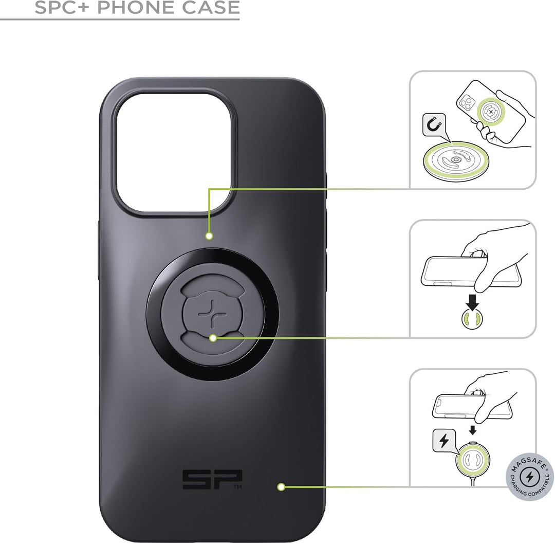 SP CONNECT Micro Stem Bundle | SPC+ | für Samsung S23 Handy Halterung für den fahrradlenker | Smartp