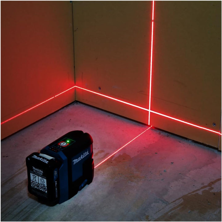 Makita SK105DZ Akku-Kreuz Linienlaser rot 12 V max. (ohne Akku, ohne Ladegerät) Single, Single