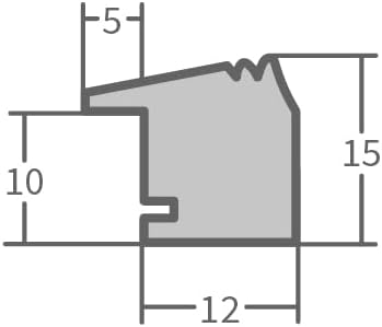 WANDStyle Bilderrahmen Weiss 30x30 cm quadratisch aus Holz im Stil Modern zum Aufhängen, Fotorahmen