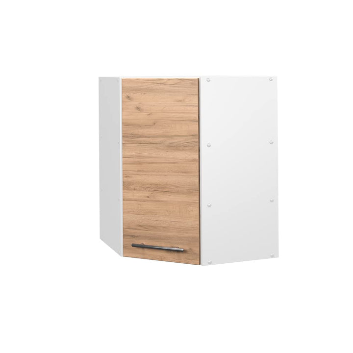 Vicco Eckhängeschrank Fame-Line, Goldkraft Eiche/Weiss, 57 cm Goldkraft Eiche Eckhängeschrank 57 cm,
