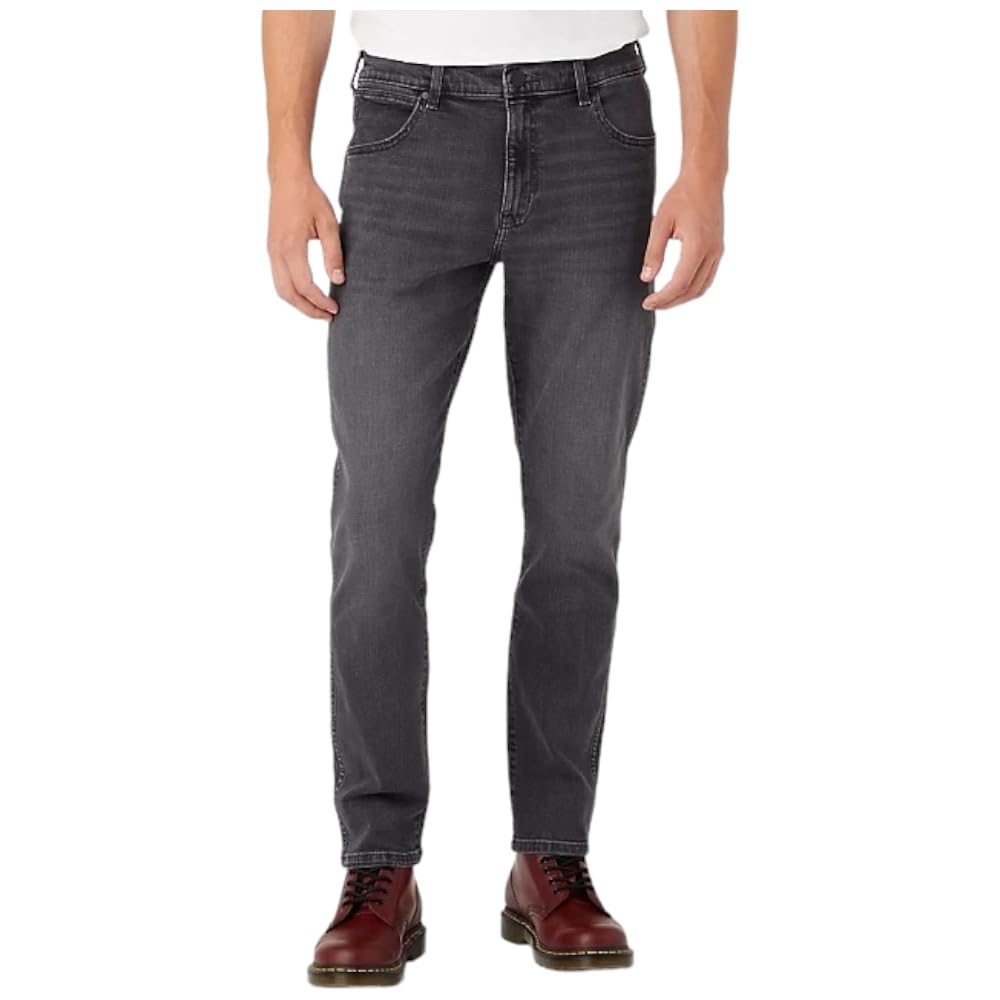 Wrangler Herren Larston Slim Jeans 27W / 32L Blackout, 27W / 32L Blackout