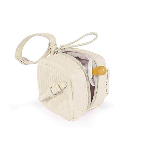 Pasito a Pasito Schnullertasche Nido beige (ni) - Schnullerbeutel