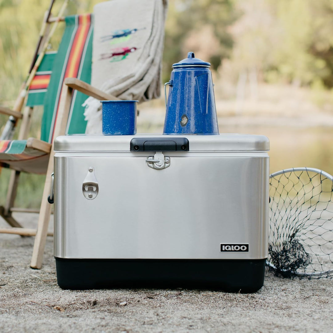 IGLOO Legacy42 elektrische Kühlbox, 12V und 230V, 42L - Mini-Kühlschrank für Auto, Camping, Urlaub,