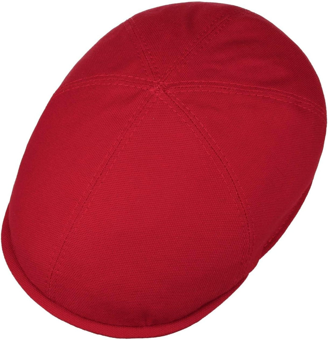 LIERYS Uni Cotton Flatcap - Klassische Form - Schiebermütze mit Stretchfutterband - Herren - Frühjah